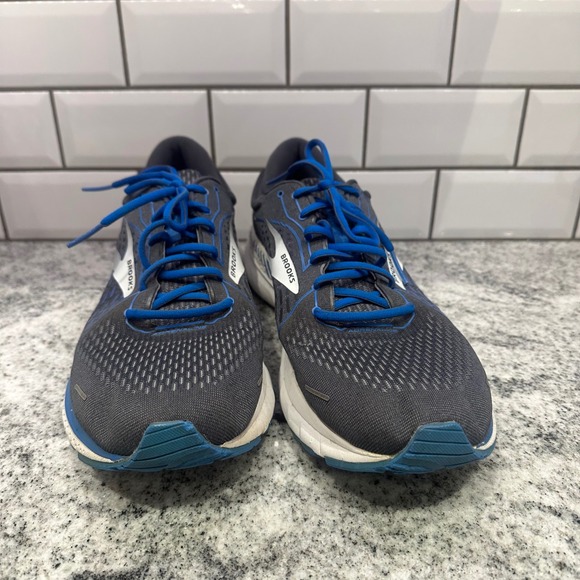 Brooks Adrenaline GTS 21 Mens Running Shoes Dark Grey Blue Size 15 Medium D - Picture 2 of 8